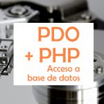 Bases de datos usando PDO