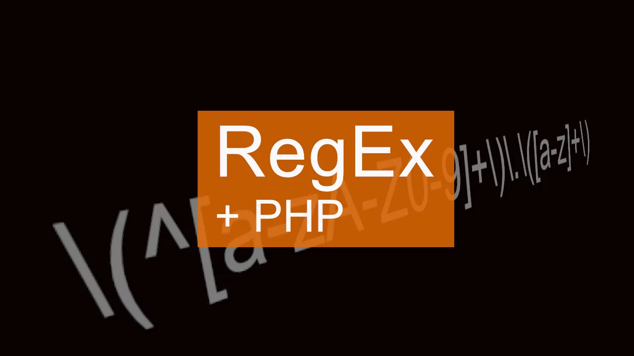 Como usar expresiones regulares en PHP