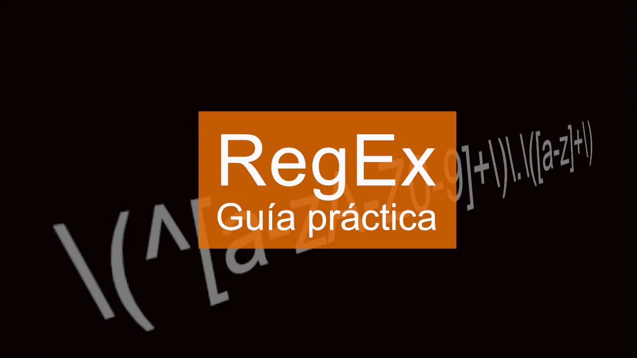 Tutorial de expresiones regulares