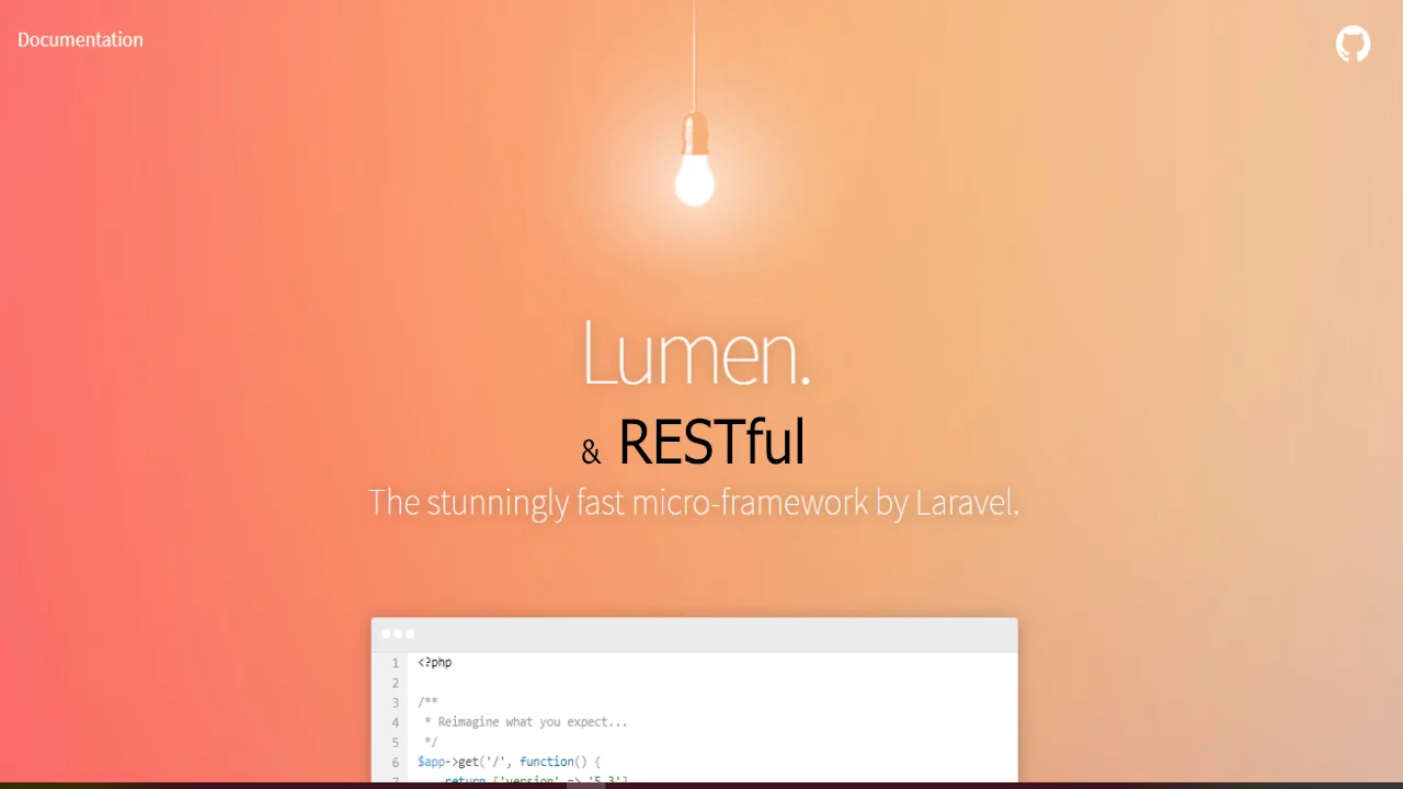 Servicio restful en lumen